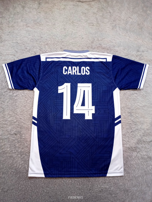 Jersey Biru Dongker IXB Angkatan II dengan Detail Putih - Gambar 2