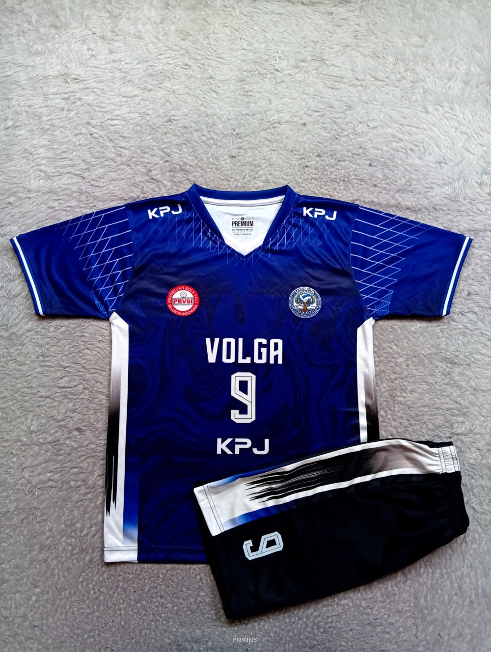 Jersey Bola Biru Volga: Desain Modern dengan Detail Menarik - Jersey Custom PROKAOS