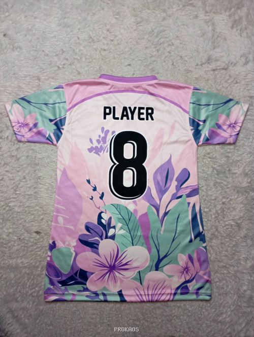 Jersey Floral: Kombinasi Warna Pastel & Motif Daun-Bunga - Gambar 2