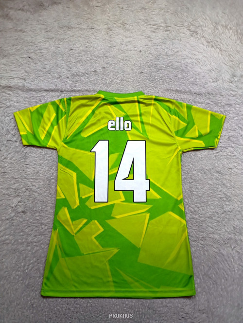Jersey Hijau-Kuning 'Ambalat' dengan Desain Geometris - Gambar 2