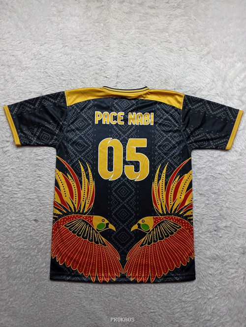 Jersey Hitam Indonesia dengan Burung Cenderawasih - Gambar 2