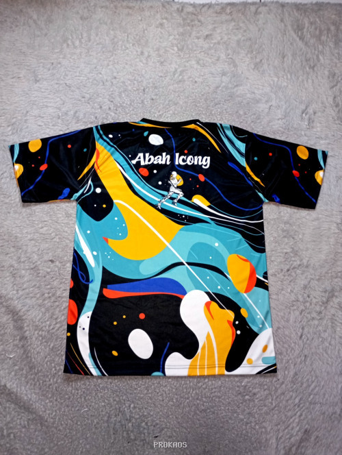 Jersey Kopi Jawara: Desain Abstrak Warna-warni - Gambar 2