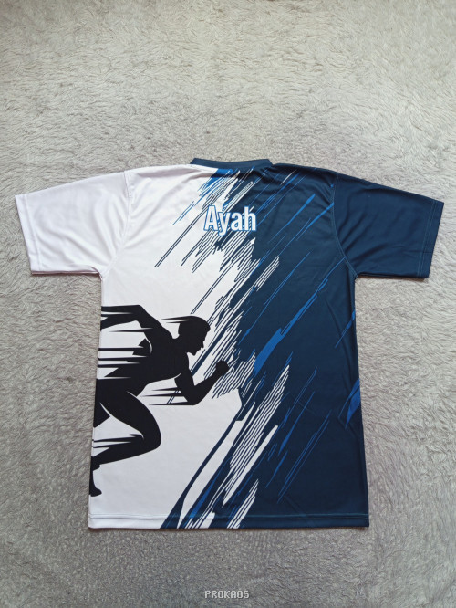 Jersey Lari 'Finisher' dengan Desain Atletik Dinamis - Gambar 2
