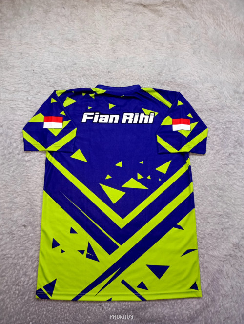 Jersey 'Life is Choice' dengan Desain Geometris & Bendera Merah Putih - Gambar 2