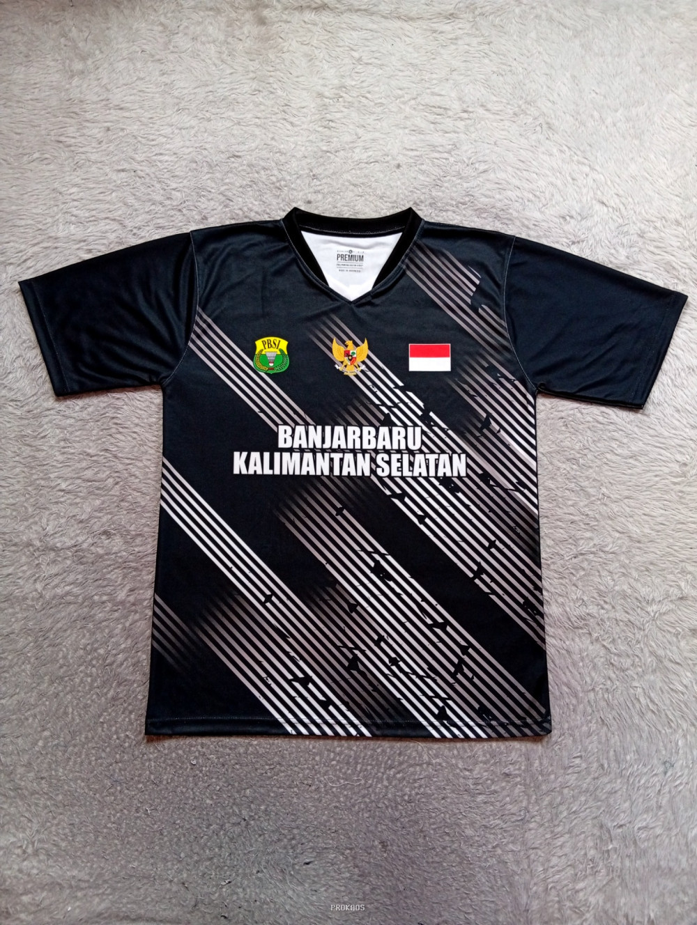 Jersey Olahraga Hitam Banjarbaru Kalimantan Selatan - Jersey Custom PROKAOS
