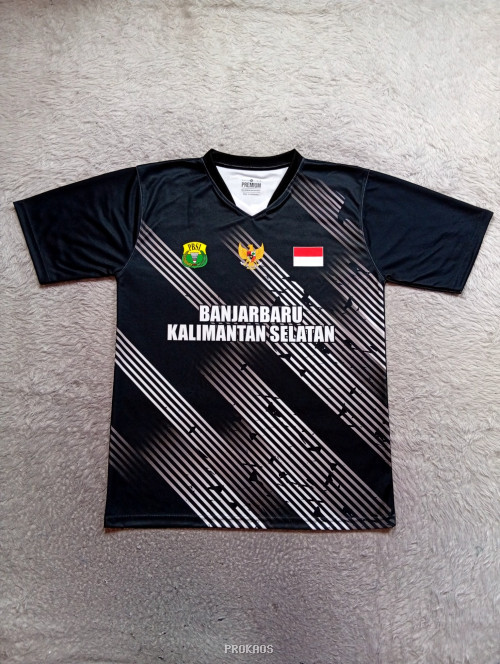 Jersey Olahraga Hitam Banjarbaru Kalimantan Selatan - Jersey Custom PROKAOS
