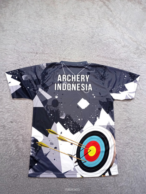 Jersey Olahraga Wilda: Desain Abstrak Dominasi Warna Abu - Gambar 2