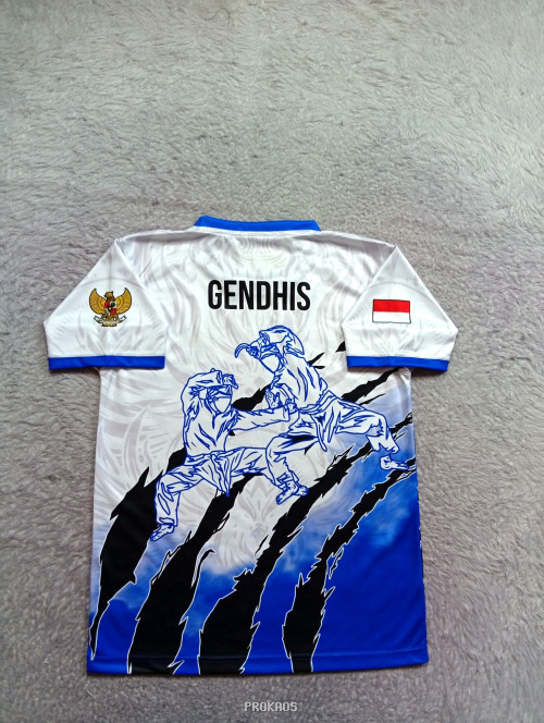 Jersey Pencak Silat Indonesia: Dominasi Putih-Biru Dinamis - Gambar 2