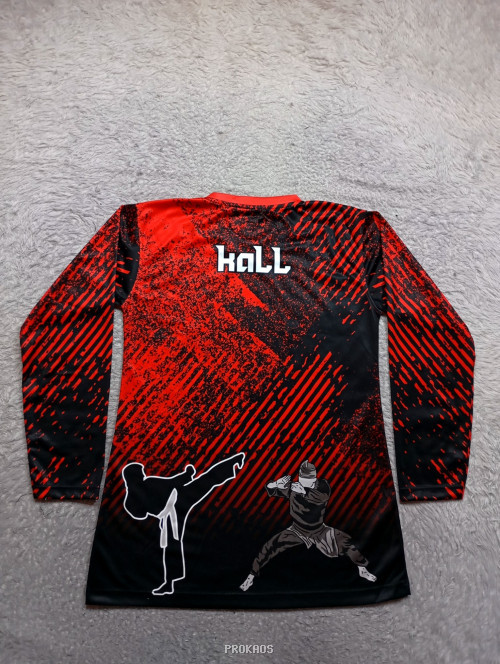 Jersey Pencak Silat Merah-Hitam 'Sinar Cimande' - Gambar 4