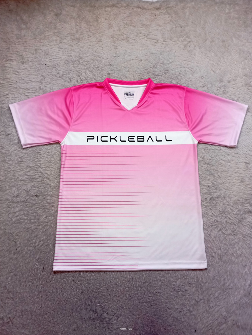 Jersey Pickleball Pink Gradasi: Sporty & Modern - Jersey Custom PROKAOS