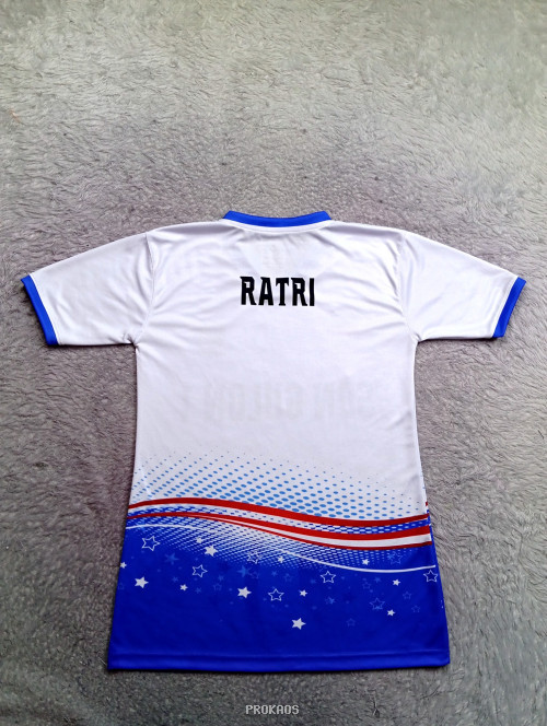 Jersey Putih SDN Gulon 1: Desain Dinamis dengan Warna Cerah - Gambar 2