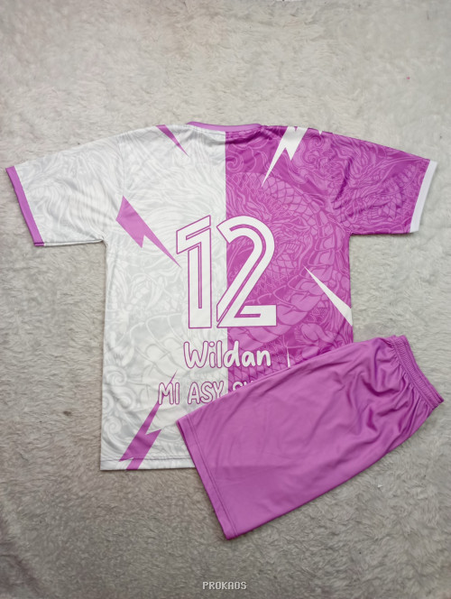 Jersey Sepak Bola Ungu Putih: Spotify, Indofood, Smartfren - Gambar 2