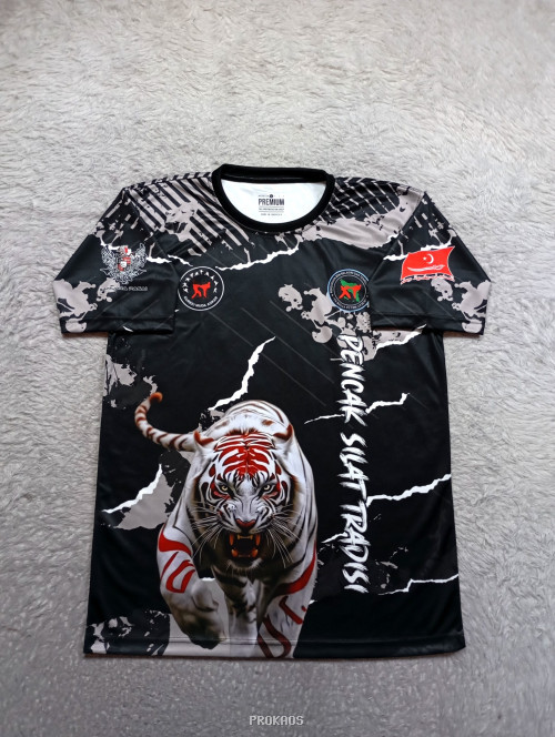 Jersey Silat Tradisi: Desain Harimau Garang - Jersey Custom PROKAOS