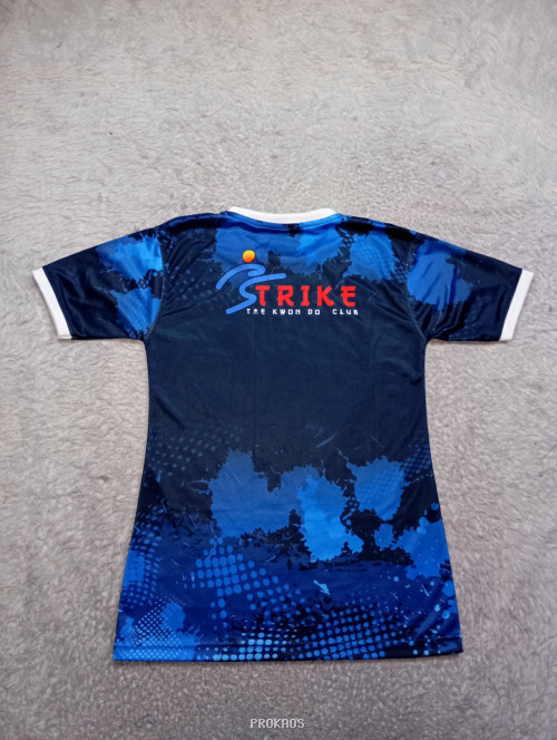 Jersey Taekwondo Biru Navy: Desain Splatter & Logo - Gambar 2