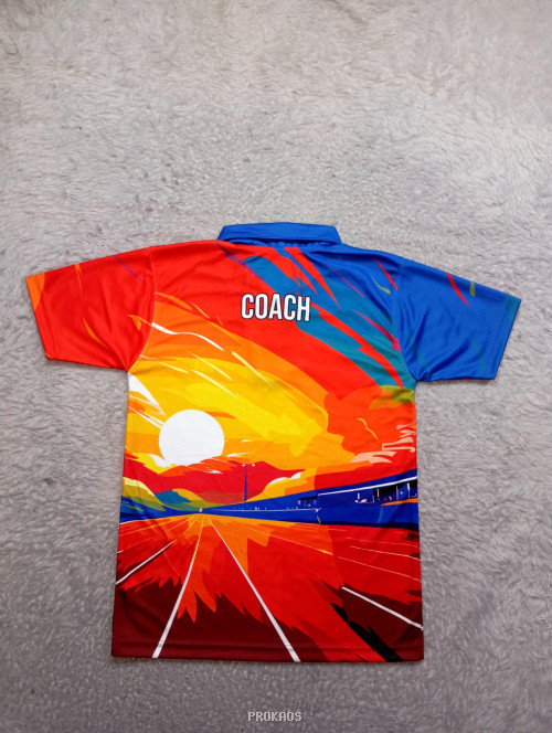 Jersey Taekwondo dengan Desain Sunset dan Nama 'Cherly' - Gambar 2