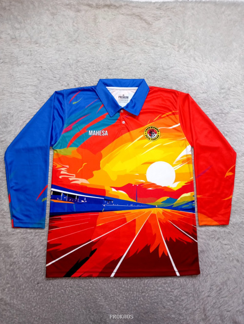 Jersey Taekwondo dengan Desain Sunset dan Nama 'Cherly' - Gambar 3