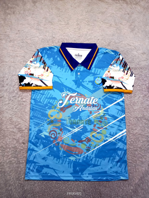Jersey Ternate Andalan: Dominasi Biru dengan Detail Menarik - Gambar 3