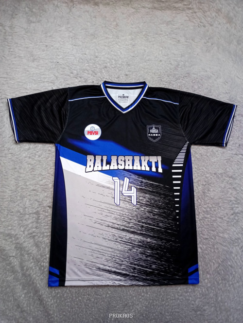 Jersey Voli Balashakti #14: Desain Dinamis Kombinasi Warna - Jersey Custom PROKAOS