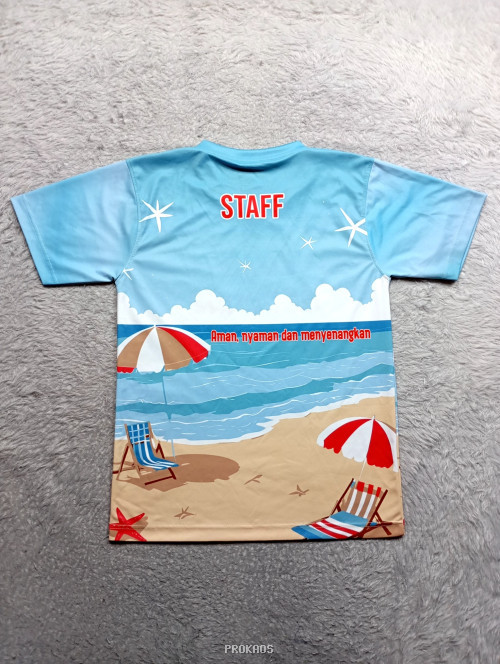 Kaos Pante Ketibung: Desain Pantai dengan Warna Cerah - Gambar 2