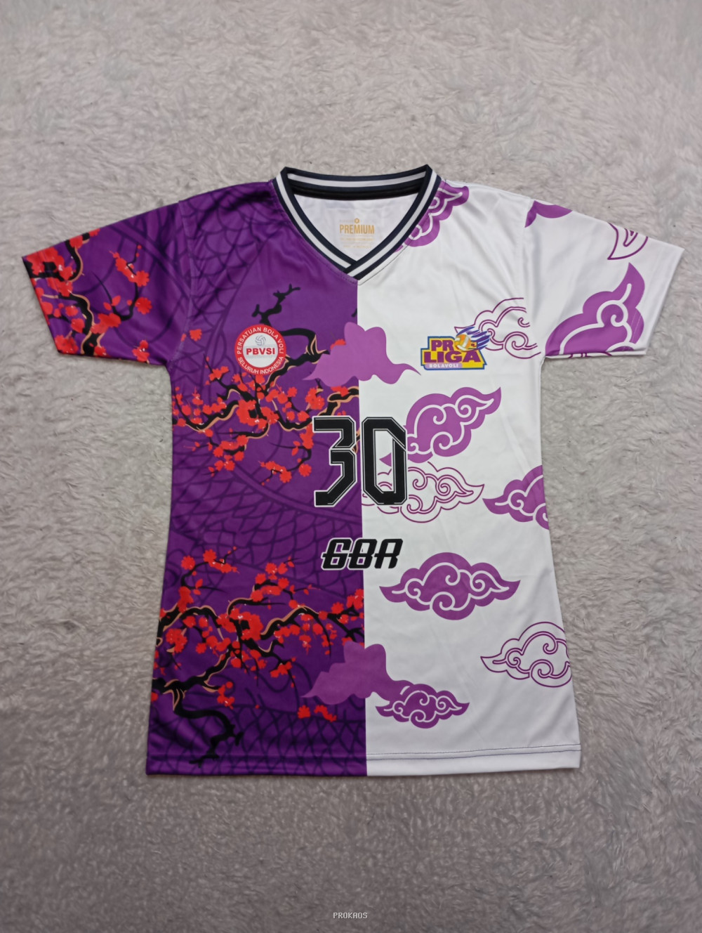 Jersey Bola Voli Proliga: Kombinasi Motif Jepang & Modern - Jersey Custom PROKAOS