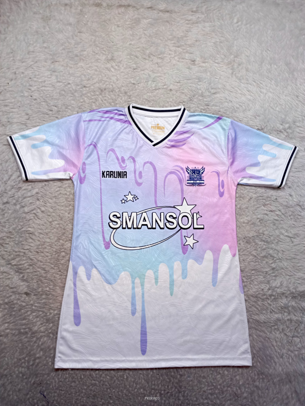Jersey Pastel SMANSOL: Karunia, Desain Cair, dan Bintang - Jersey Custom PROKAOS