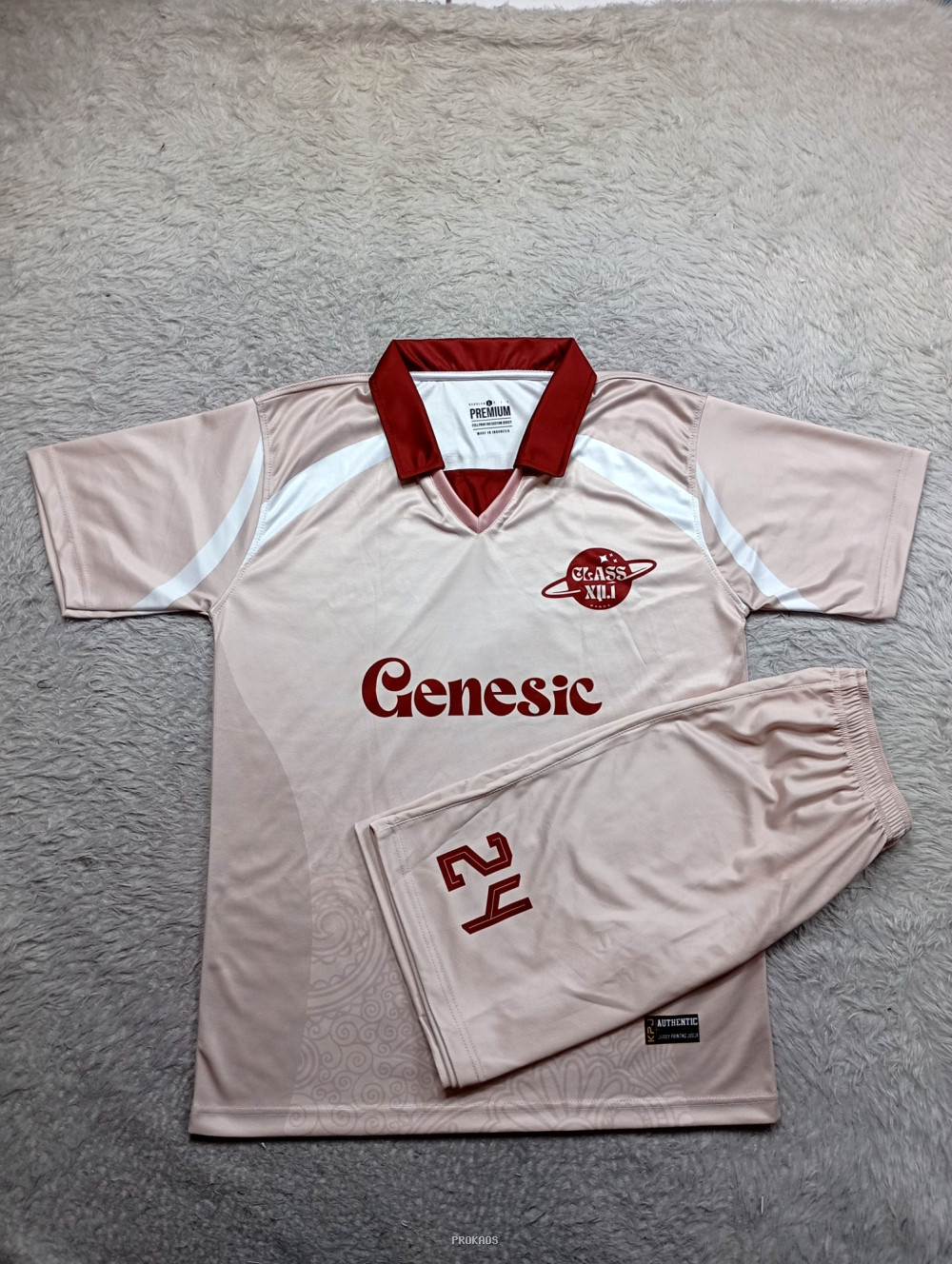 Jersey Set Kerah dengan Logo dan Angka - Jersey Custom PROKAOS