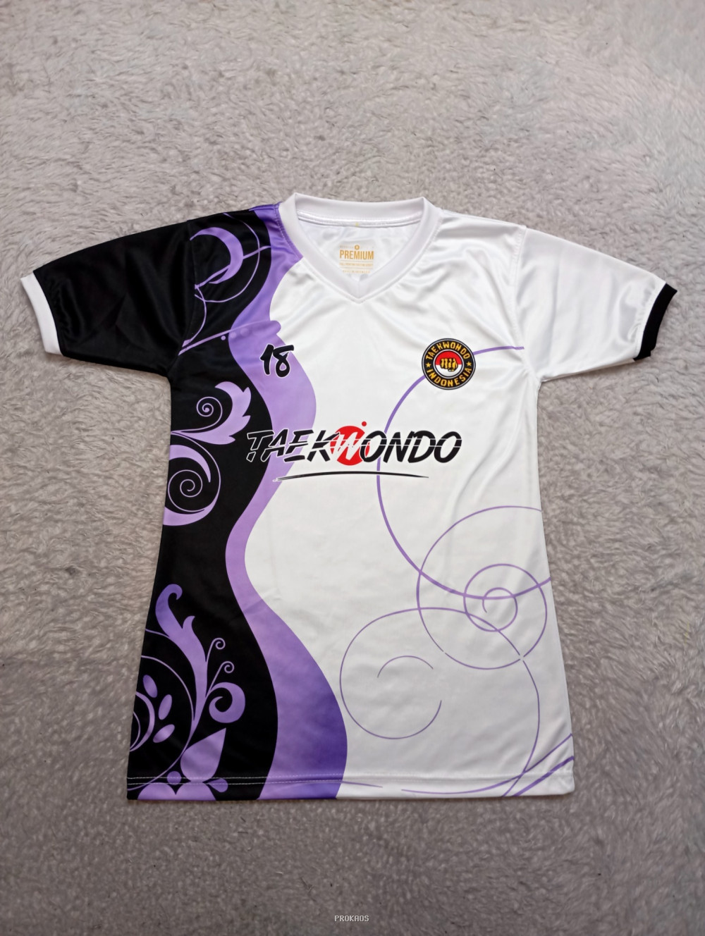 Jersey Taekwondo Indonesia: Kombinasi Warna & Desain Dinamis - Jersey Custom PROKAOS