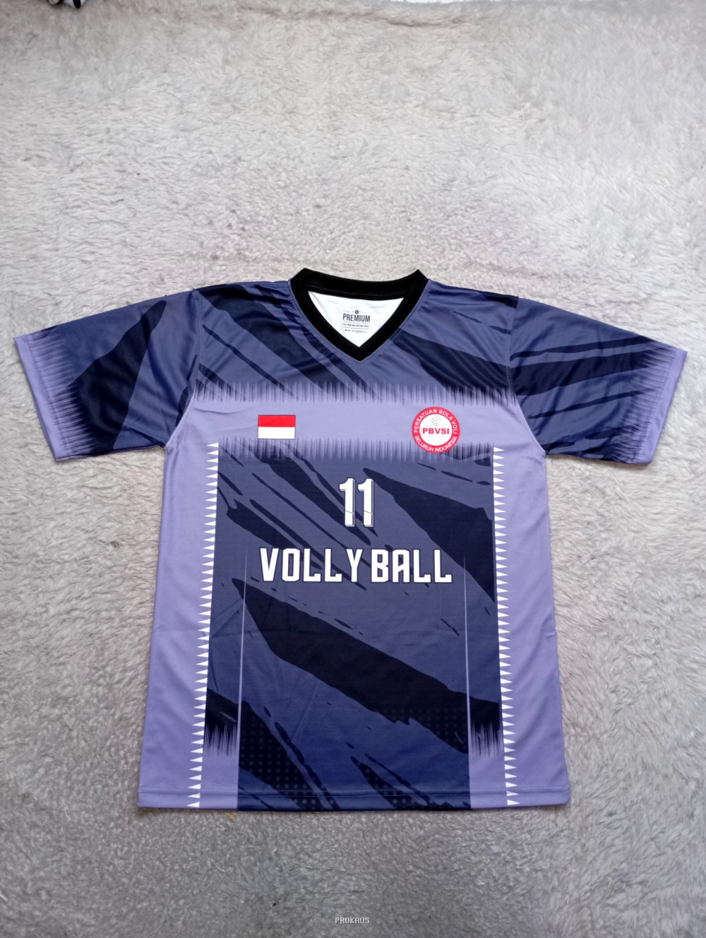 Jersey Voli: Kombinasi Warna Ungu & Desain Dinamis - Jersey Custom PROKAOS