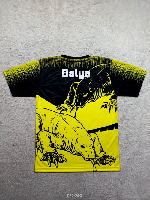 Jersey Aira: Desain Komodo Dominasi Warna Kuning & Hitam - Gambar 2