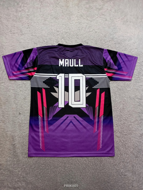 Jersey Bola Ungu-Hitam Indosat Ooredoo & Indofood - Gambar 2