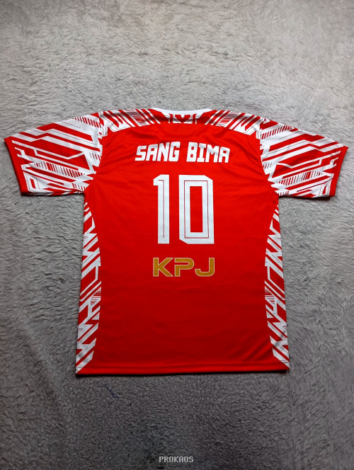 Jersey Bola Voli Merah Sang Bima #10 KPJ - Gambar 2