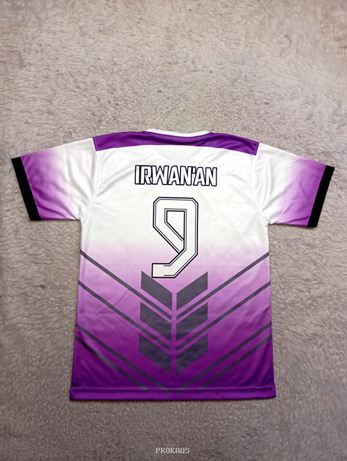 Jersey Bola Voli 'Siam's Force' Warna Ungu-Putih - Gambar 2
