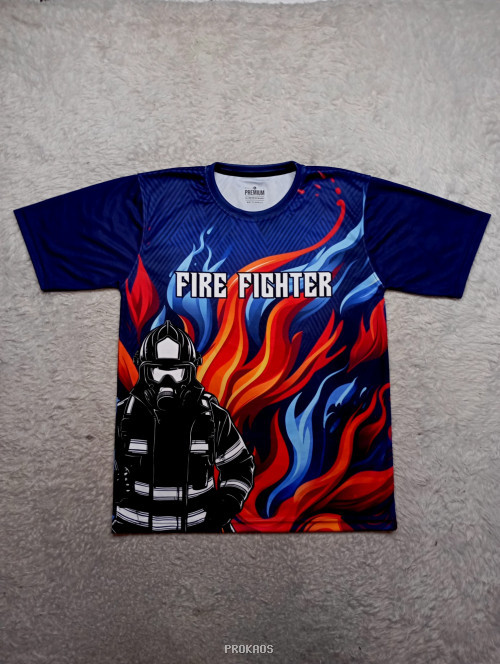 Jersey Fire Fighter: Desain Api, Petugas, dan Warna Berani - Jersey Custom PROKAOS