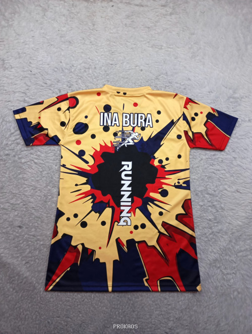 Jersey Fun Run: Desain Pop Art dengan Warna Cerah - Gambar 2