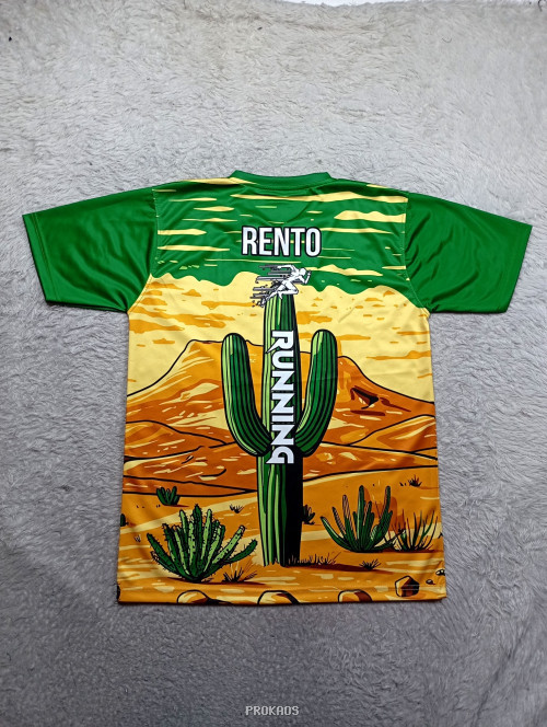 Jersey Fun Run: Kaktus di Gurun dengan Kombinasi Warna Cerah - Gambar 2