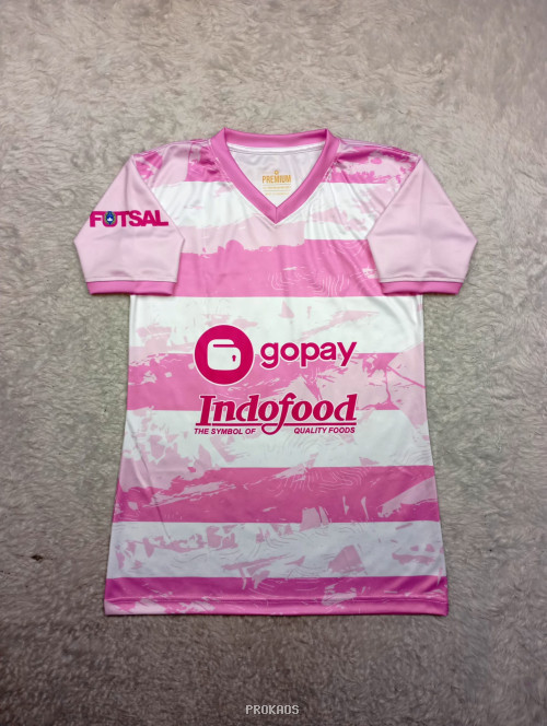 Jersey Futsal Pink: Gopay, Indofood, & Futsal - Jersey Custom PROKAOS