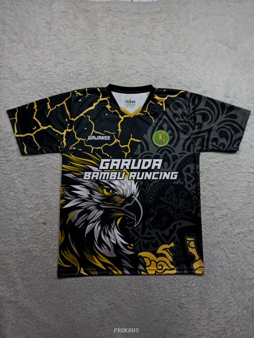 Jersey Garuda Bambu Runcing: Desain Elang & Batik Modern - Jersey Custom PROKAOS