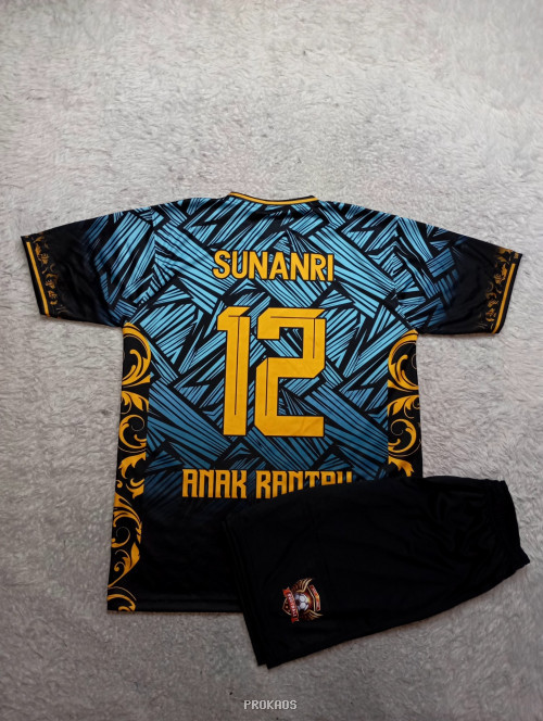 Jersey Kalimantan: Biru-Hitam dengan Motif & Garuda - Gambar 2