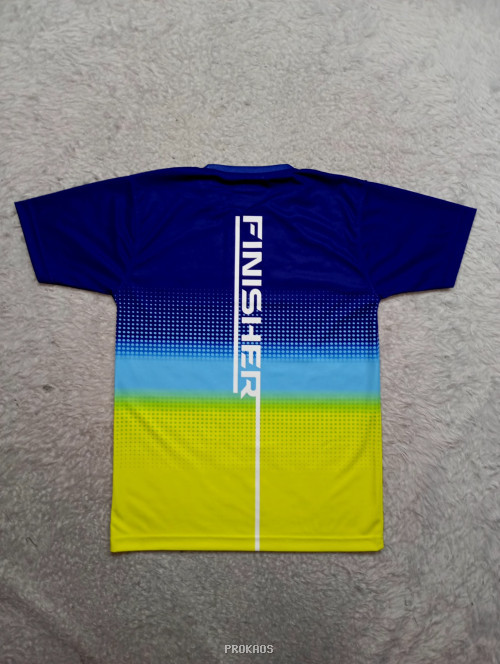 Jersey Lari Desain Dinamis dengan Warna Cerah - Gambar 2