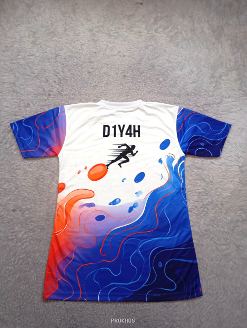 Jersey Lari 'Run For Your Life' dengan Desain Abstrak - Gambar 2