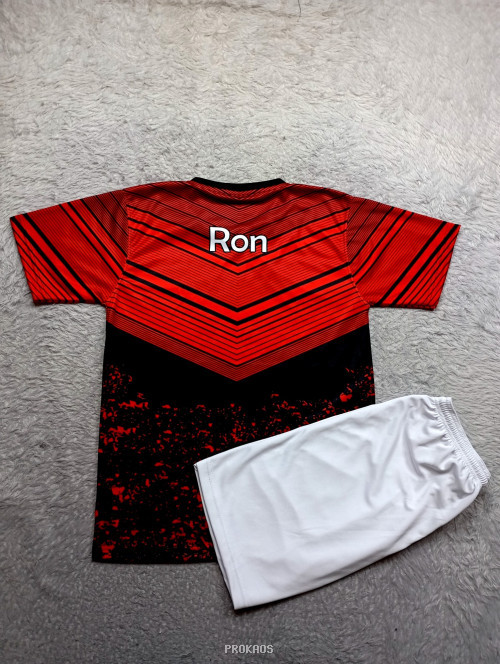 Jersey Merah-Hitam BNI, Garuda, dan Celana Putih - Gambar 2