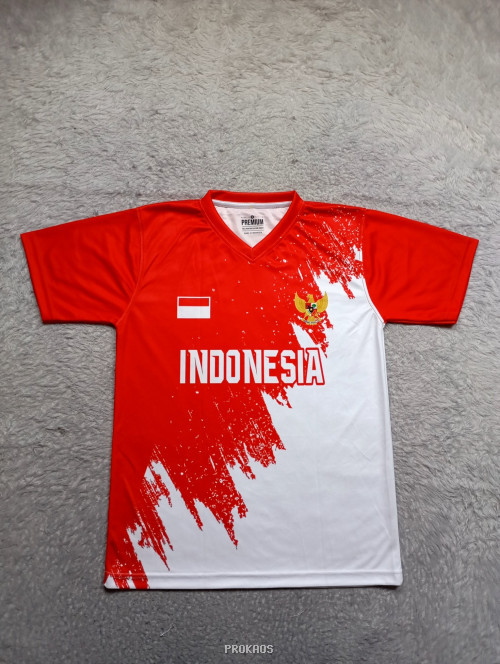 Jersey Merah Putih Indonesia: Desain Nasionalis Modern - Jersey Custom PROKAOS