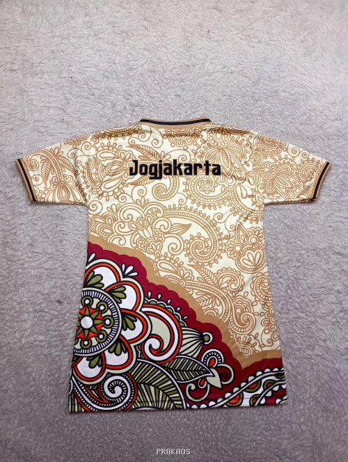 Jersey Motif Paisley & Floral dengan Variasi Warna Cerah - Gambar 2