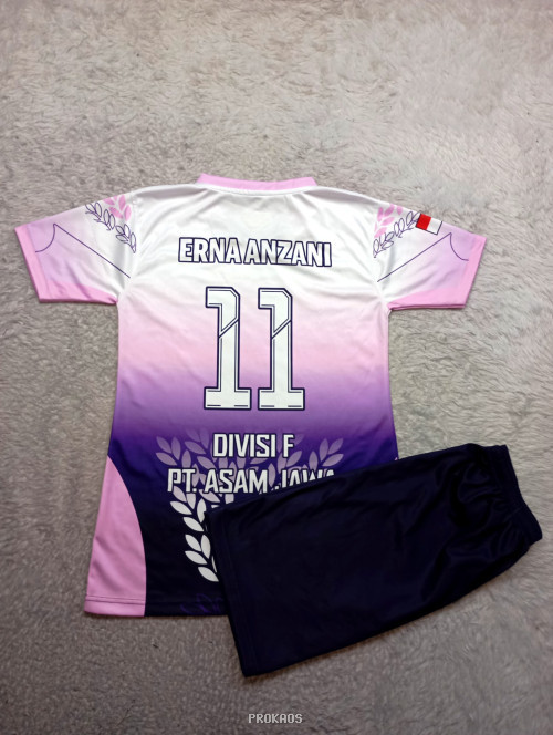 Jersey Olahraga: Pink Ungu 'Husband's Encouragement' - Gambar 2