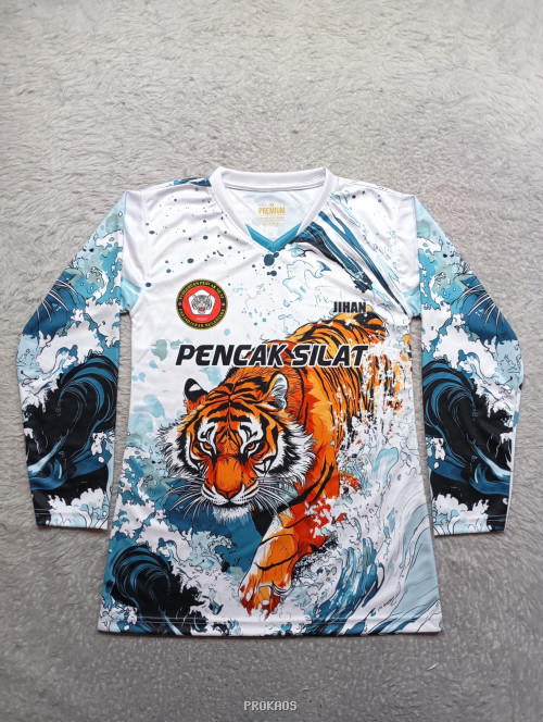 Jersey Pencak Silat dengan Desain Harimau - Gambar 3