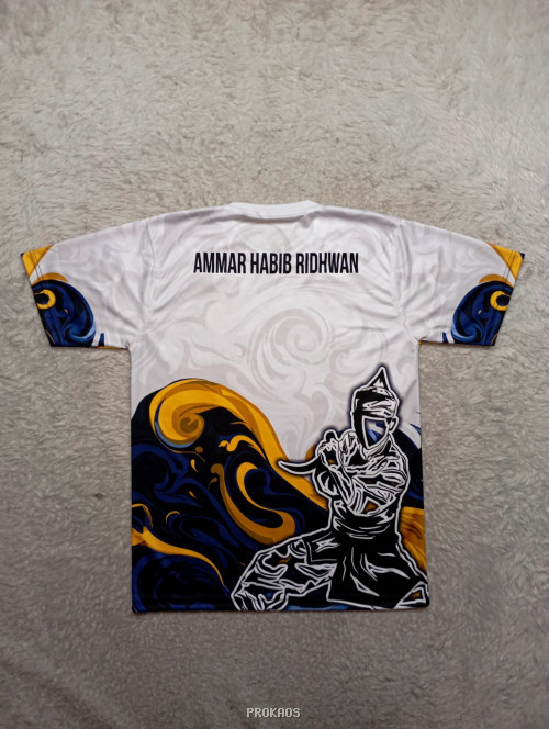 Jersey Pencak Silat: Warna Putih dengan Desain Dinamis - Gambar 2
