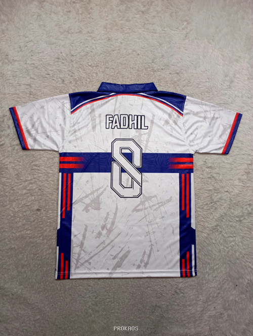 Jersey Polo Merah Putih: Garuda & Nomor 8 - Gambar 2