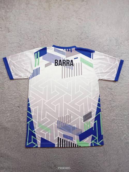 Jersey Putih DINKES PPKB: Desain Geometris & Logo Instansi - Gambar 2