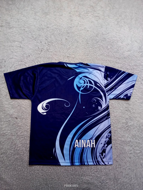 Jersey Sport : Biru Tua, Sky Blue, Sliver - Gambar 2