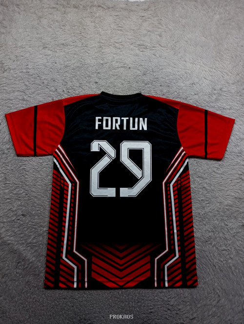 Jersey STM Santisi Merah Hitam dengan Nomor 29 - Gambar 2